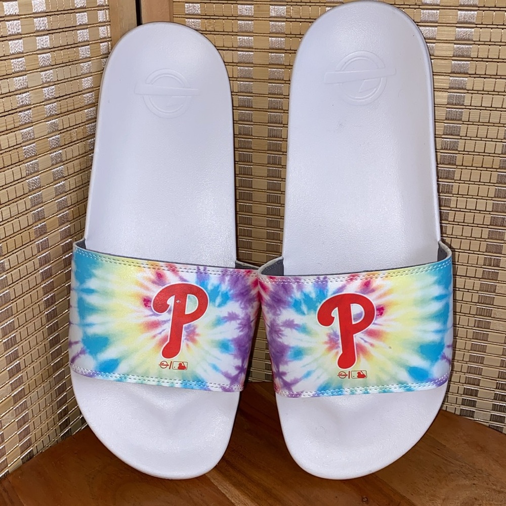 I Slide Mens Slides Philadelphia Phillies Size 13/14 NWOT